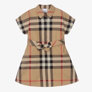 Burberry toddler shirt dress. Brand new in box tag on.